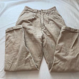 High waisted Corduroy pants